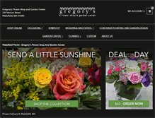 Tablet Screenshot of flowershopwakefield.com